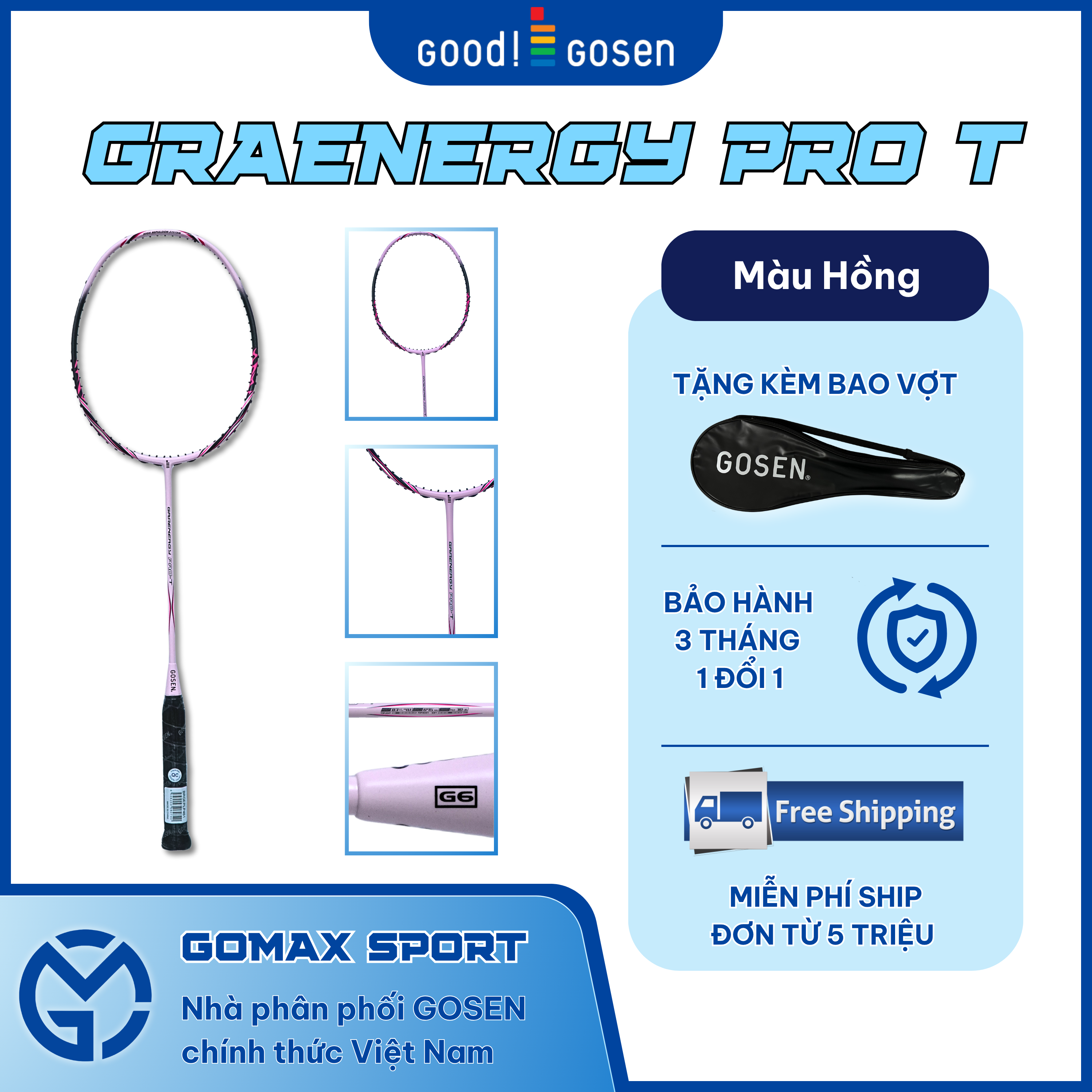 Vợt cầu lông Gosen Graenergy Pro-T