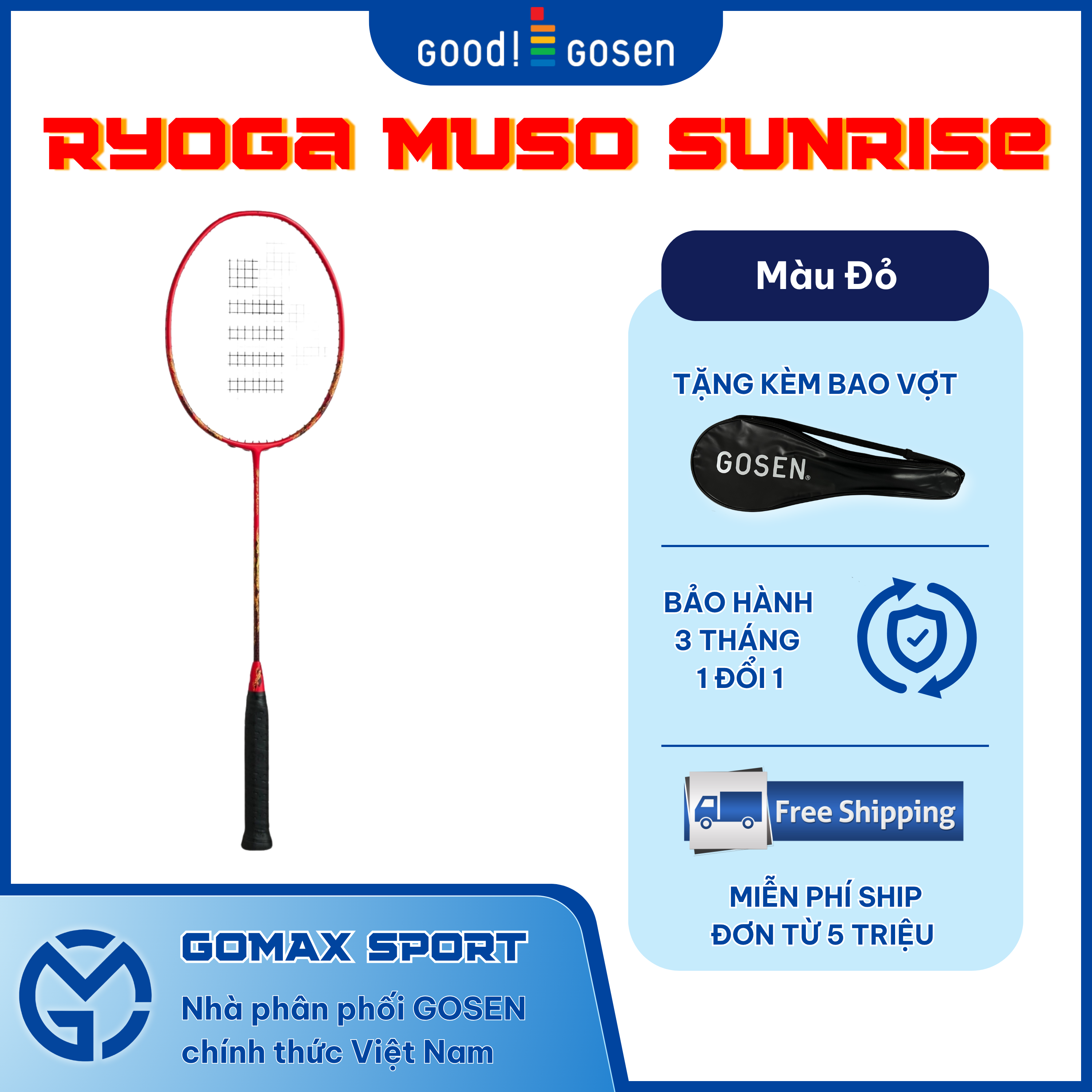 Vợt cầu lông Gosen Ryoga Musou