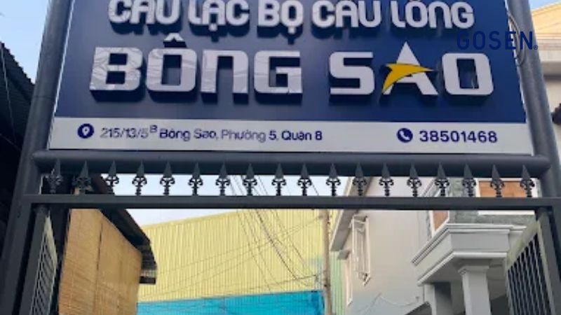 Sân cầu lông Bông Sao